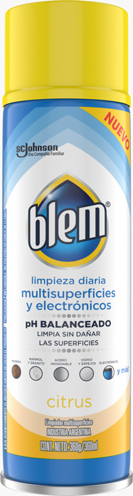 Blem® Multisuperficies y Electronicos Aerosol Citrus