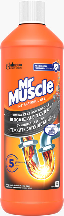 Mr.Muscle® Течен гел за Отпушване на Канали