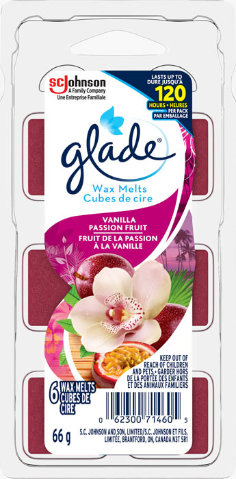 Glade® Cubes de Cire - Fruit de la Passion à la vanille
