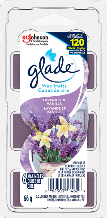 Glade® Cubes de Cire - Lavande et Vanille