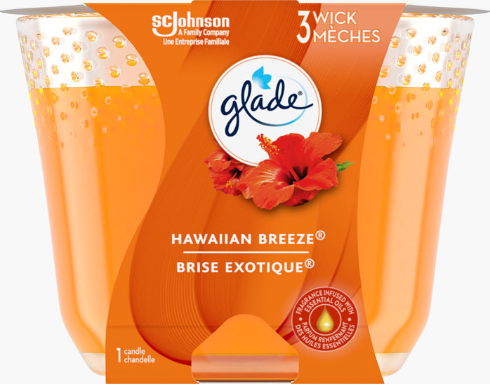 Glade® Triple Wick Candle - Hawaiian Breeze™