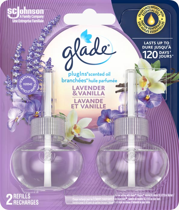 Glade Branchées® Huile parfumée Recharge - Lavande et Vanille