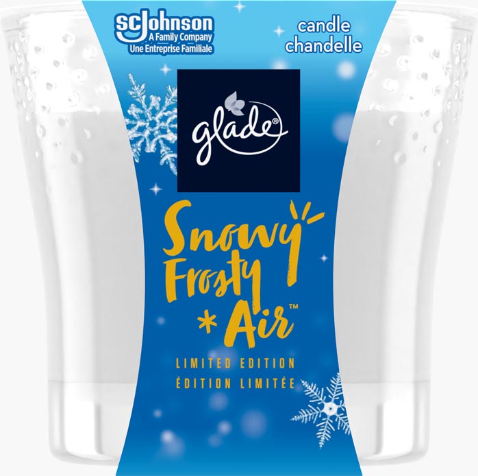 Glade® Holiday Candle - Snowy Frosty Air™