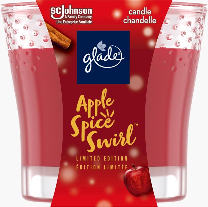 Glade® des Fêtes Chandelle - Apple Spice Swirl™
