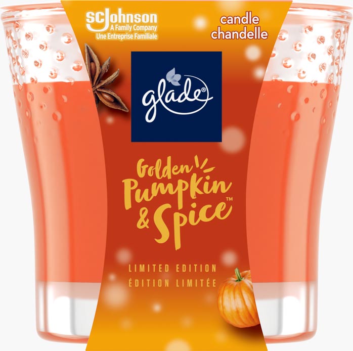 Glade® Autumn Candle - Golden Pumpkin & Spice™