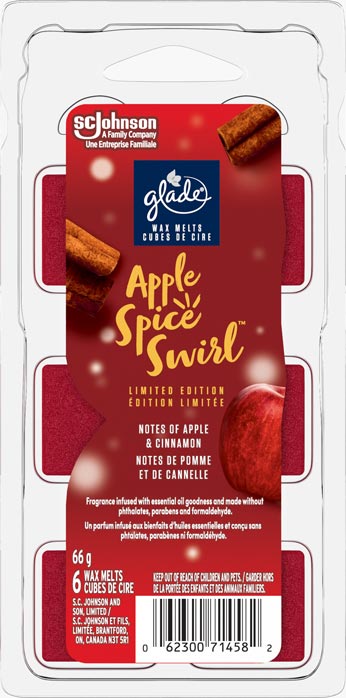 Glade® des Fêtes Cubes De Cire – Apple Spice Swirl™