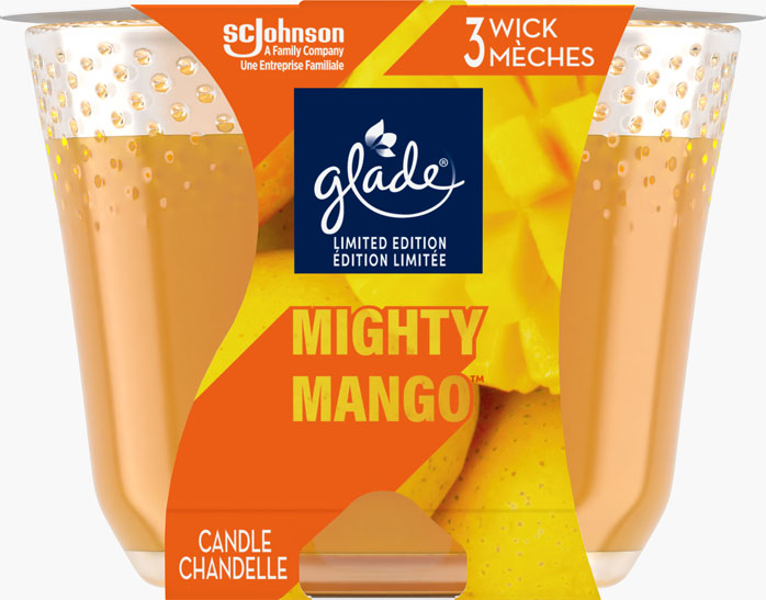 Glade® chandelle à trois mèches - Mighty Mango™