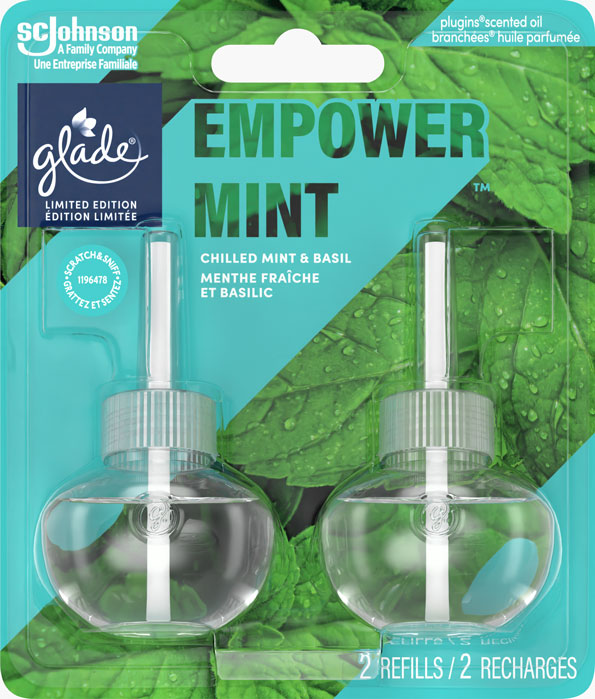 Glade Branchées® Huile parfumée Recharge - Empower Mint™