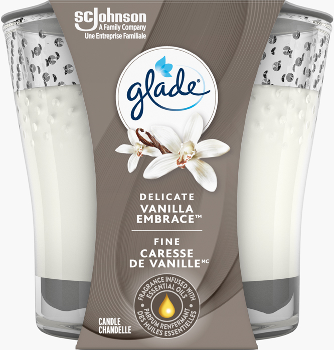 Glade® Chandelle - Fine caresse de vanille