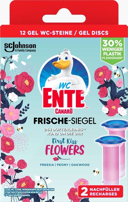 WC-Ente® Frische-Siegel Nachfüller First Kiss Flowers