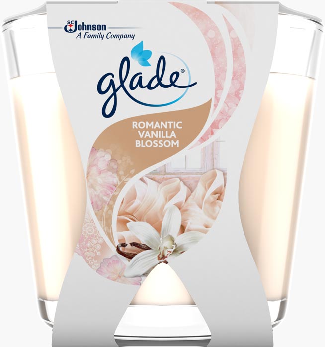 Glade® Décor Duftkerze Romantic Vanilla Blossom