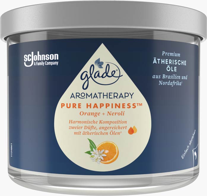 Glade® Aromatherapy Essential Oils Duftkerze Pure Happiness