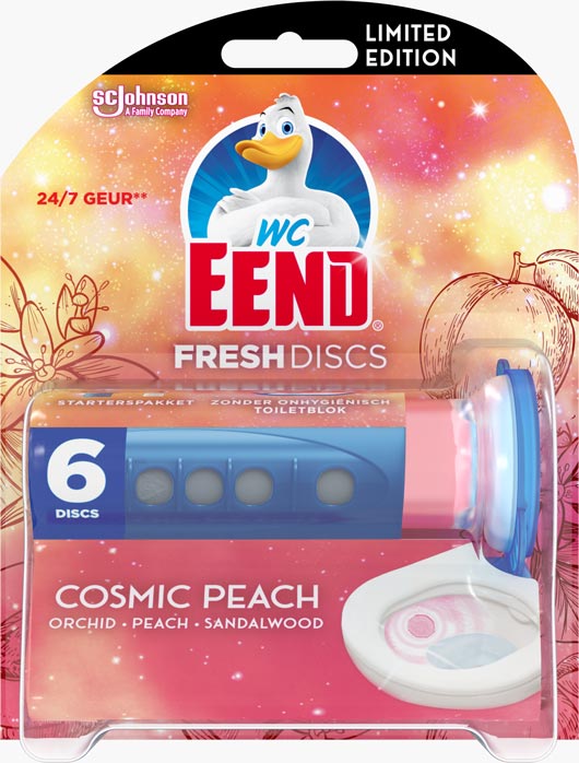 WC-Eend® Fresh Discs - Cosmic Peach