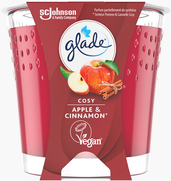 Glade® Kaars - Cosy Apple & Cinnamon