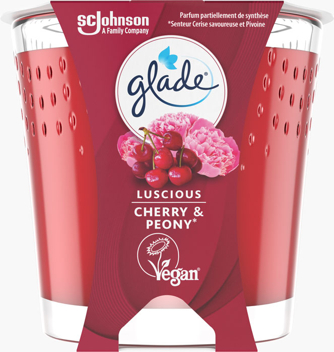 Glade® Kaars - Luscious Cherry & Peony