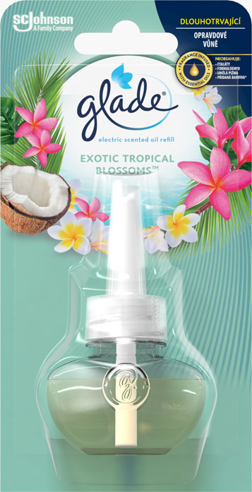 Glade® Electric Scented Oil - Exotic Tropical Blossoms - rezervă odorizant electric 