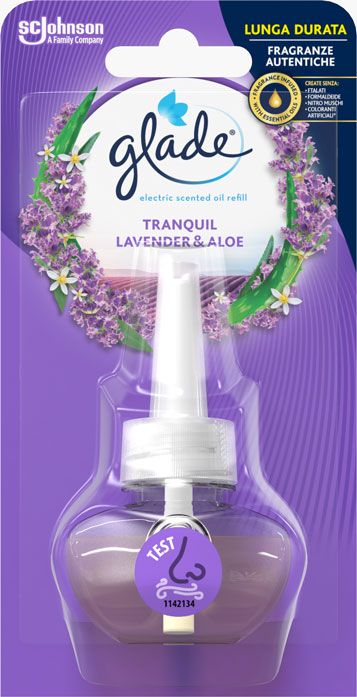 Glade® Electric Scented Oil - Tranquil Lavender & Aloe - rezervă odorizant electric 