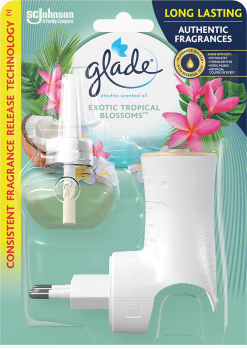 Glade® Electric Scented Oil - Exotic Tropical Blossoms - odorizant electric 