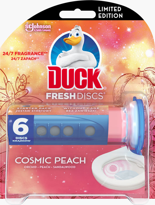 Duck® Fresh Discs™ - čistič WC Cosmic Peach