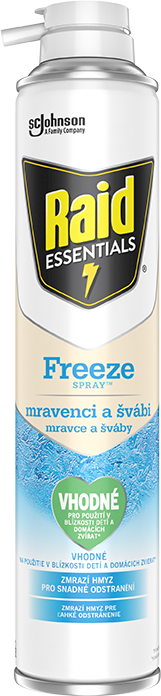 Raid® Essentials Freeze Spray proti lezúcemu hmyzu