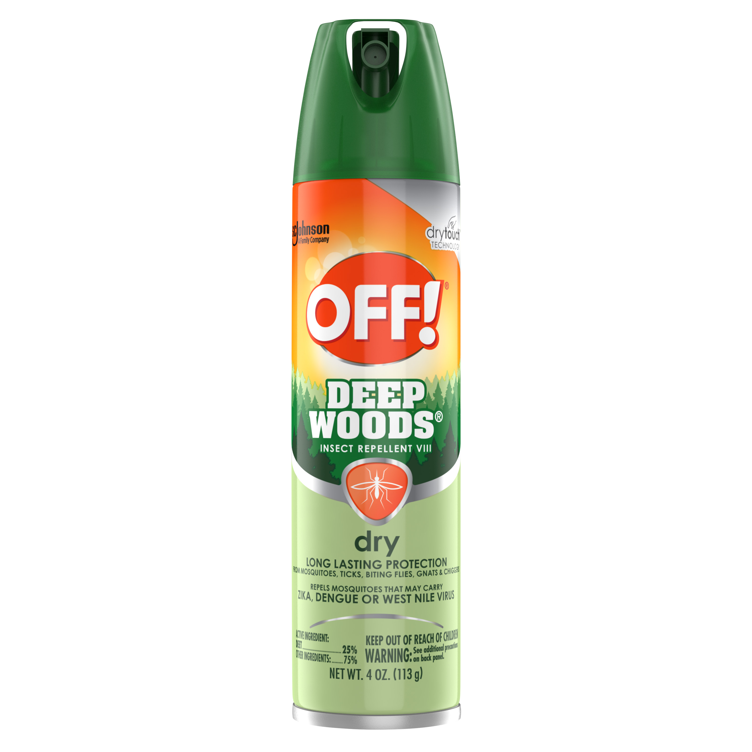 off deep woods insect repellent viii dry