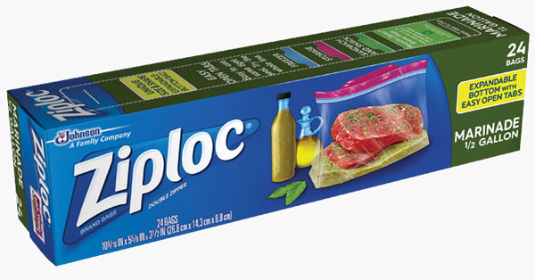 Sc Johnson Ziploc Brand Marinade Bags