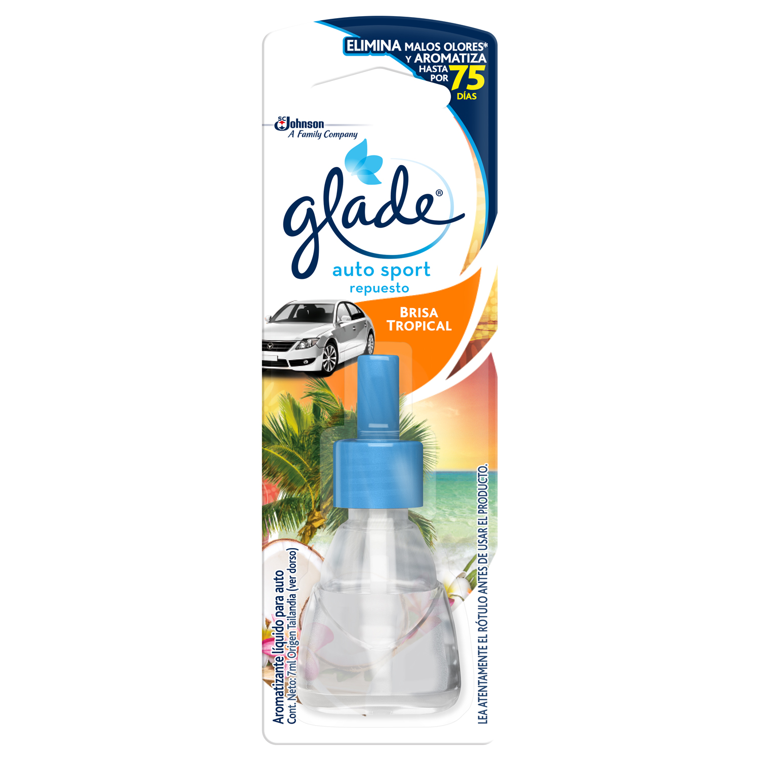 Glade® Auto Sport Tropical Breeze