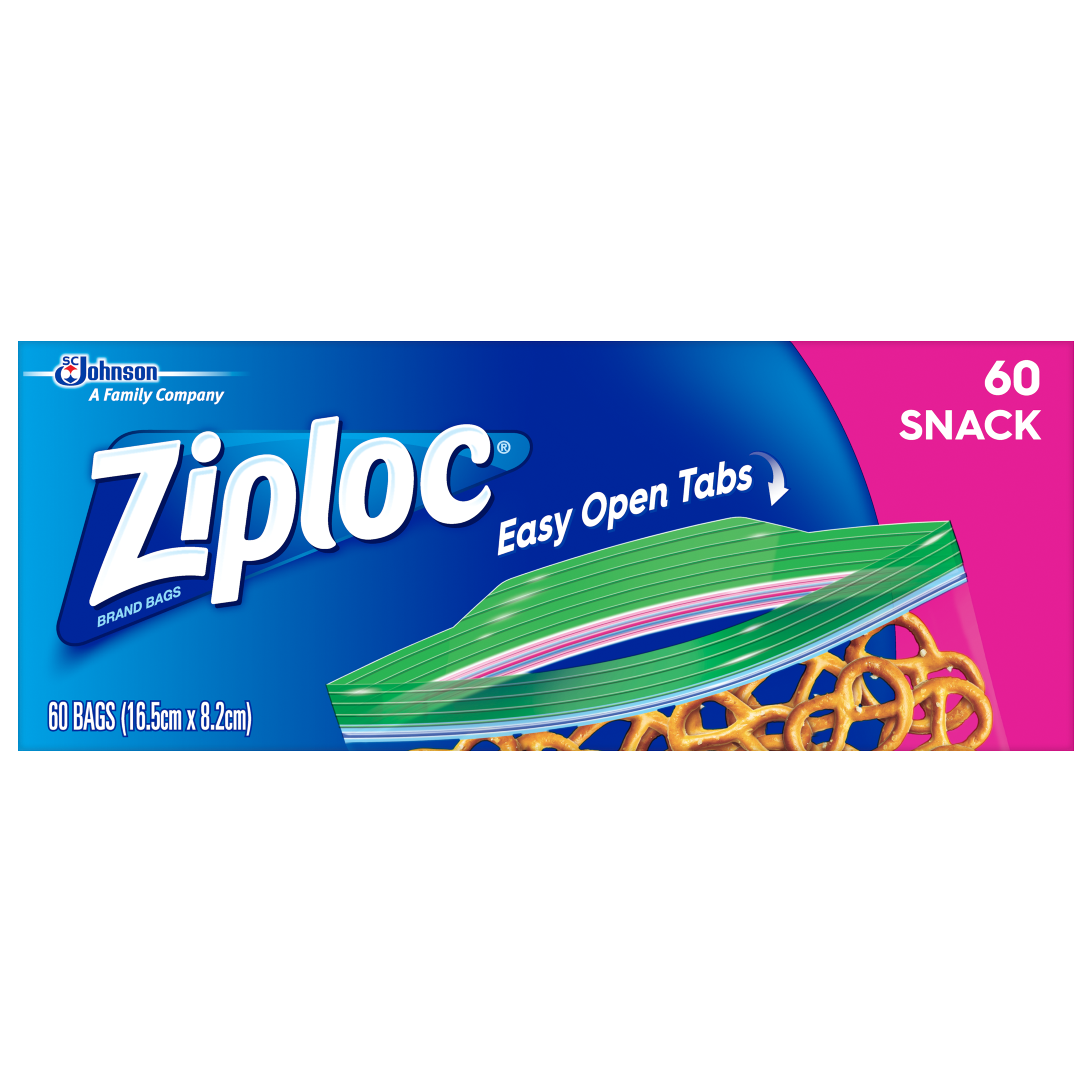 Ziploc® Easy Open Tabs Snack Bag