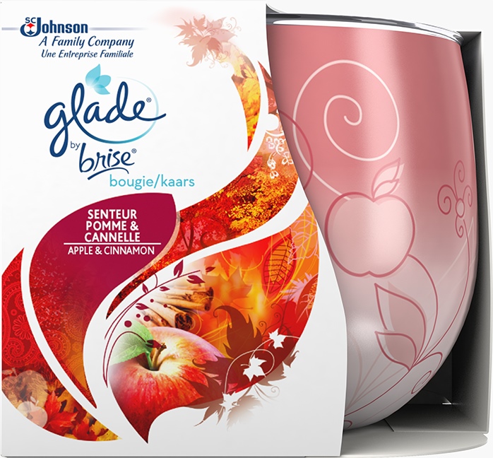 Glade® Duftkerze 129g - Cosy Apple & Cinnamon