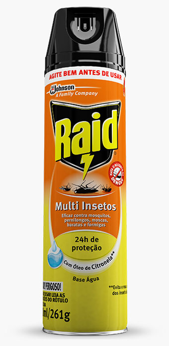 Raid® Aerossol Multi Insetos Citronela