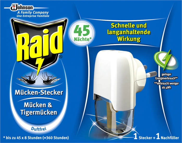 Raid® Mücken-Stecker 45 Nächte Original