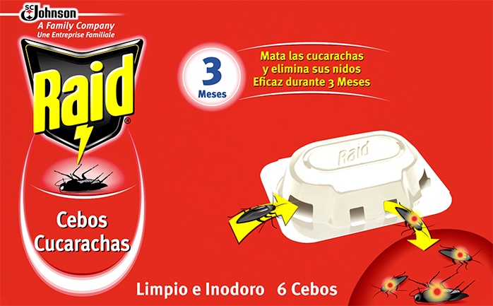 Raid® Cebo Cucarachas