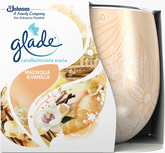 Glade® Candle Magnolia & Vanilla
