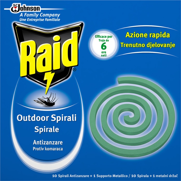 Raid® Spirale Protiv Komaraca