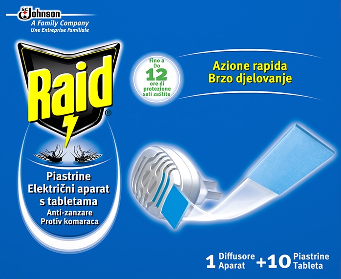 Raid® Električni Aparat S Laminiranim Tabletama