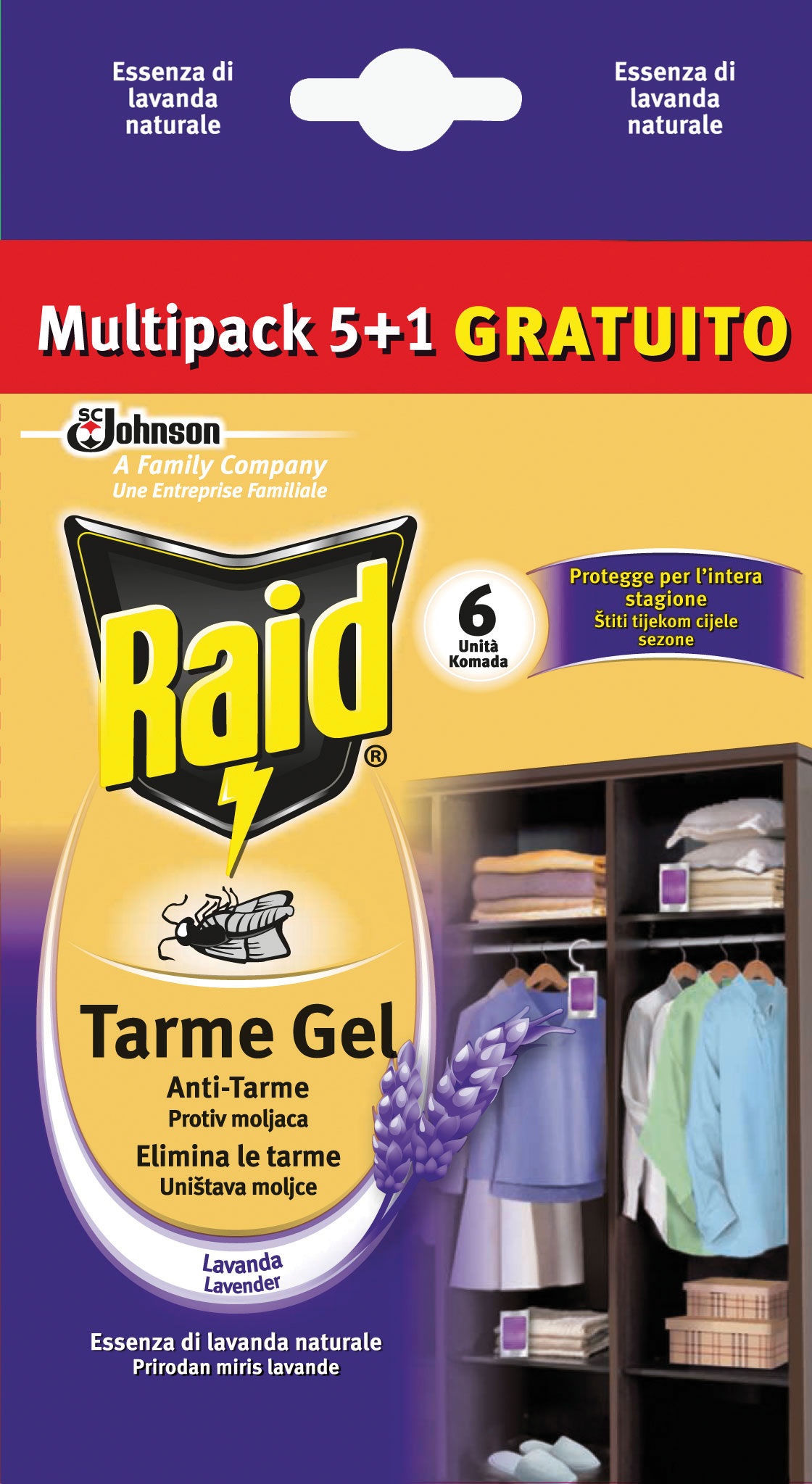 Raid® Tarme Protiv Moljaca - Multipack
