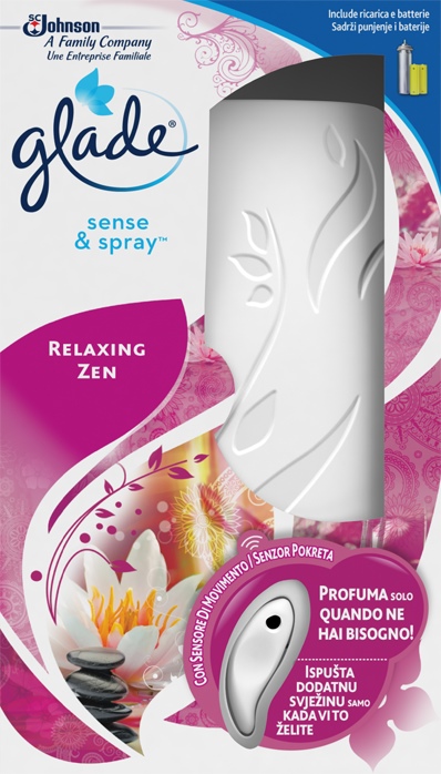 Glade® Sense & Spray™ Automatski Osvježivač Zraka, Miris Relaxing Zen