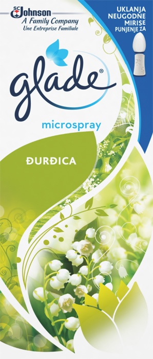 Glade® Microspray Punjenje, Miris Đurđica