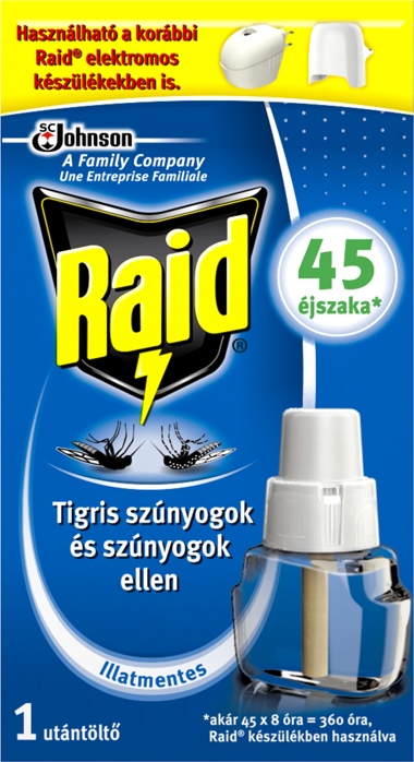 Raid® Elektromos Párologtató Utántöltő 45 Éjszakás