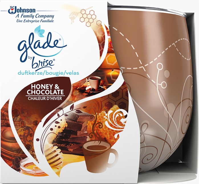 Glade® Velas Honey & Chocolate