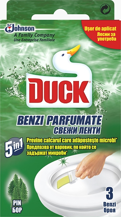 Duck®  Benzi Parfumate - Pin - gel pentru toaletă