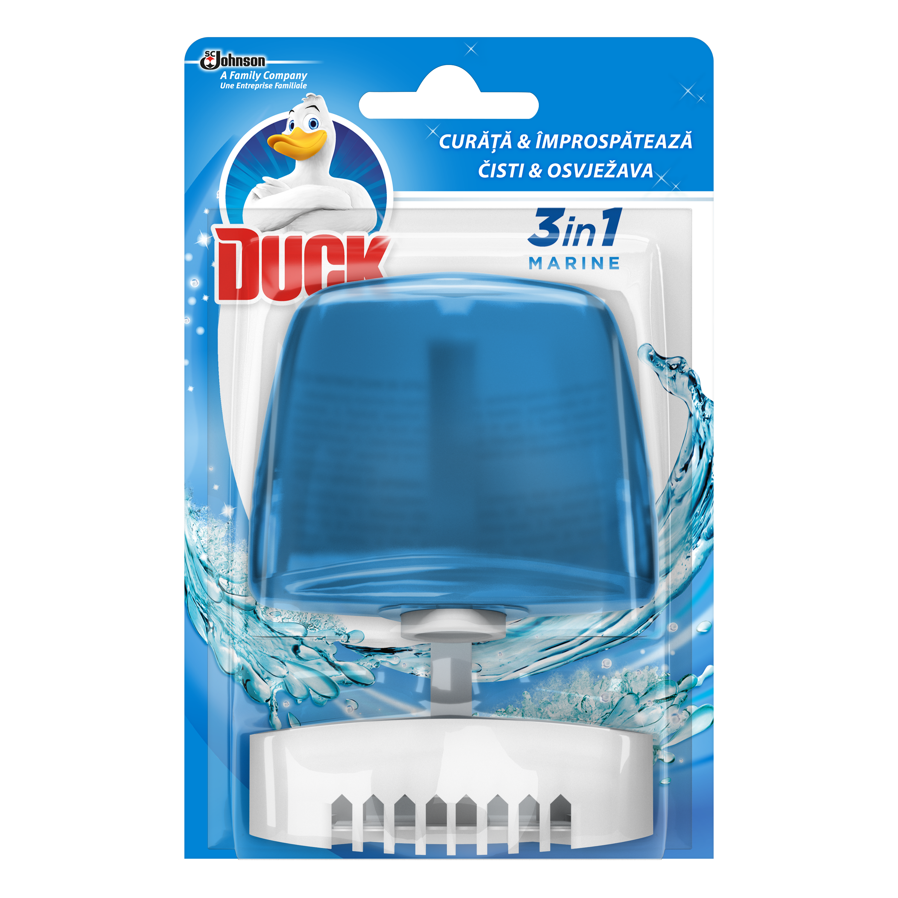 Duck® 3în 1 Aparat lichidă pentru toaletă - Marine