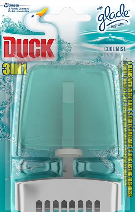 Duck® 3în 1 Aparat lichidă pentru toaletă - Cool Mist