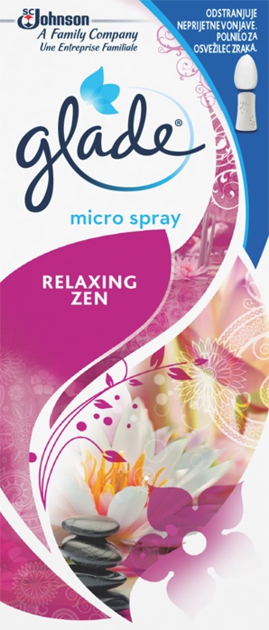 Glade® Microspray Relaxing Zen, Polnilo