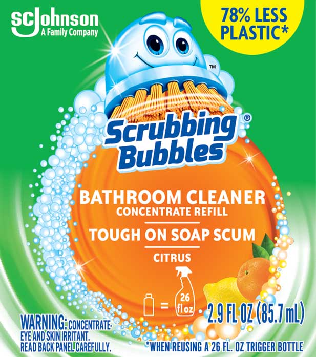 Scrubbing Bubbles® Bathroom Cleaner Concentrate Refill