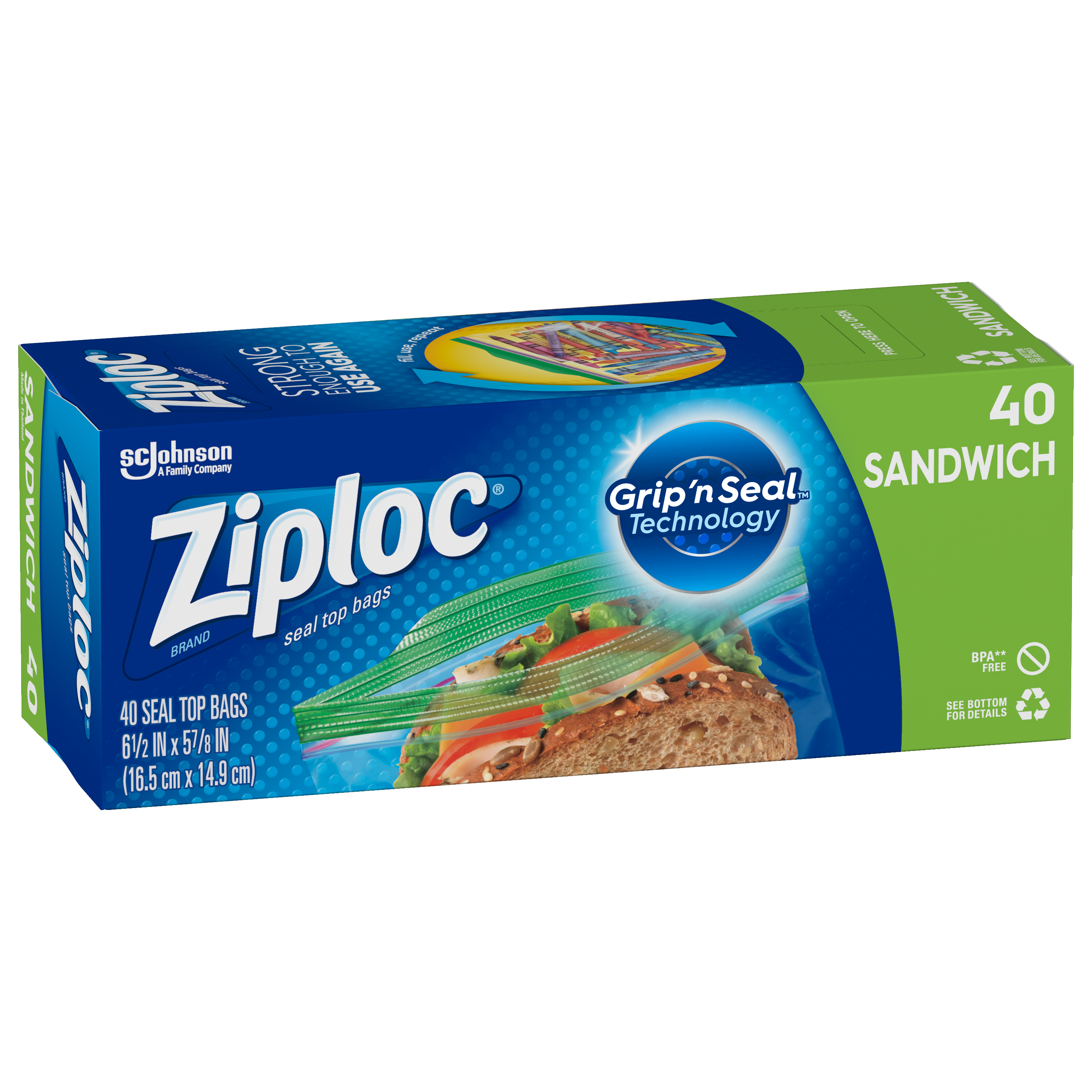 Ziploc® Brand Sandwich Bags