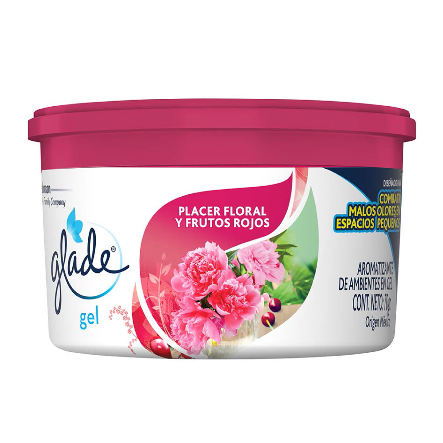 Glade® Mini Gel Placer Floral y Frutos Rojos