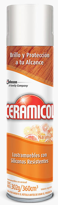Ceramicol® Lustramuebles Aerosol Naranja