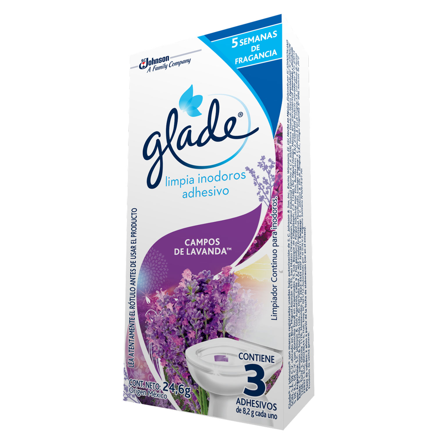 Glade® Limpia Inodoros Adhesivo Campos de Lavanda™