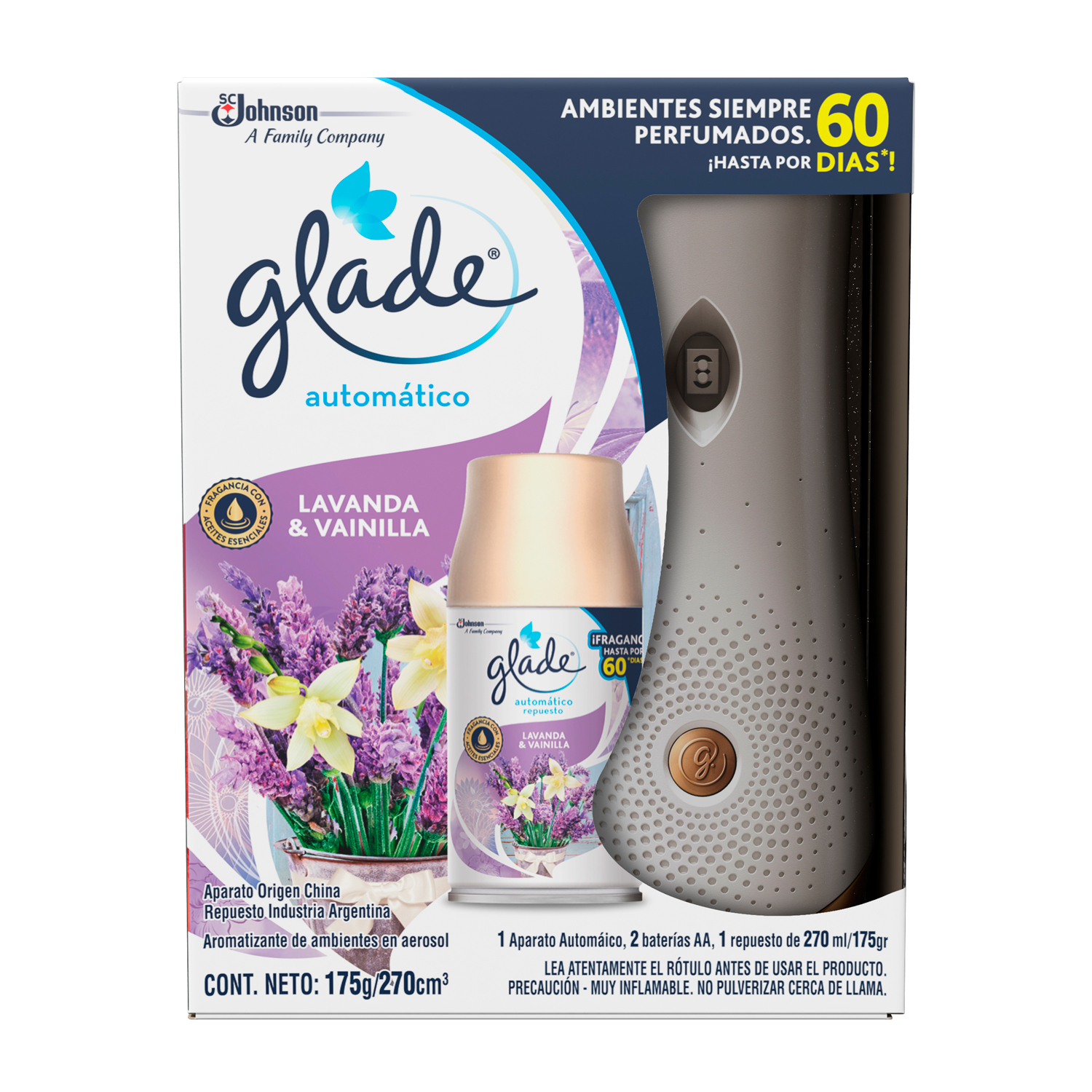 Glade® Automatico Lavanda & Vainilla